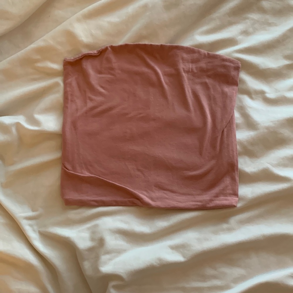 light pink Brandy Melville tube top